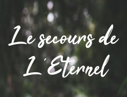Memory Verse – Le Secours de l’Eternel (Part 1) – 13 March to 03 April 2022